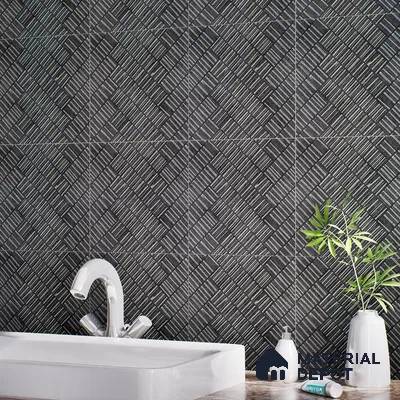 Highlighter Tiles  Tile TL 07255 Roxy 7601 Granula 1 ft x 1 ft Ceramic Matte Finish - 9 mm  | 2 mm Spacer is Mandatory (Sample)
